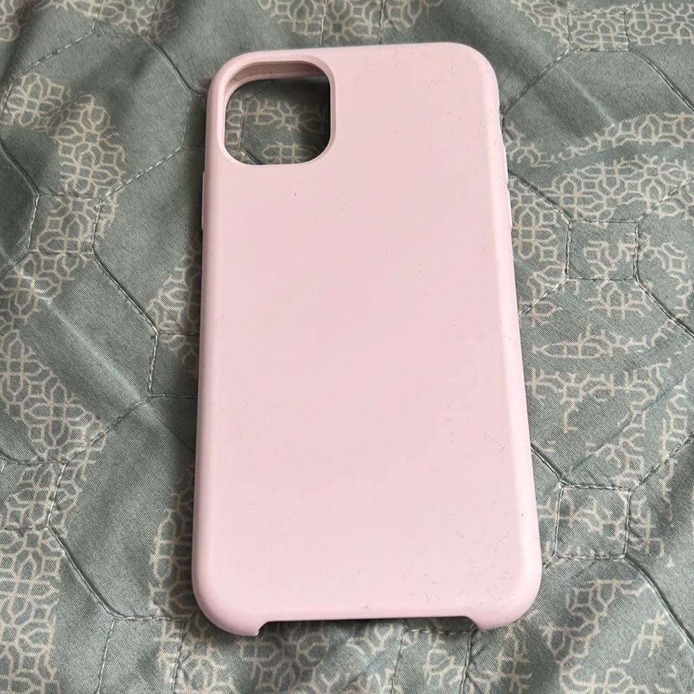 Heyday iPhone 11 pink silicone case